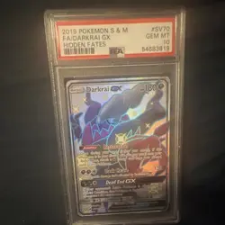 The Pokemon Company 2019 Darkrai GX SV70/SV94 Hidden Fates PSA 10 EN - Image 2