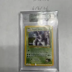 Giovanni'S Nidoking - 2000 Pokemon Gym Challenge Unlimited Holor R #7 - BGS 9 - Image 1