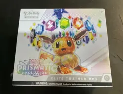 *ONE VERY SMALL TEAR. Pokemon Prismatic Evolution ETB. New, Sealed. - Image 1
