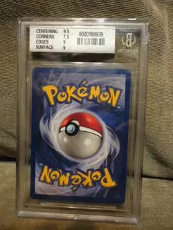 1999 pokemon first movie promo mewtwo 3 graded beckett 8 - Image 2