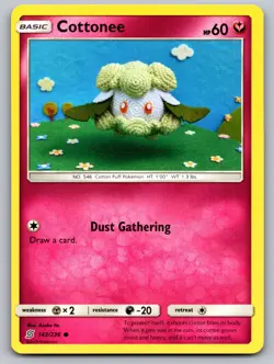 Cottonee 143/236 Common Unified Minds Pokemon Near Mint - Image 1