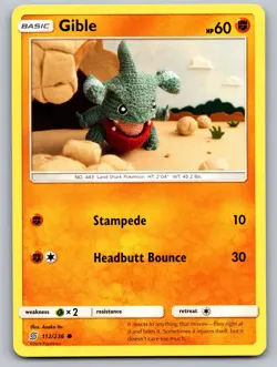 Gible 112/236 Common Unified Minds Pokemon Near Mint - Image 1