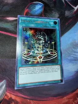 Yu-gi-oh! Fiend’s Sanctuary LCKC-EN030 Secret Rare NM - Image 1
