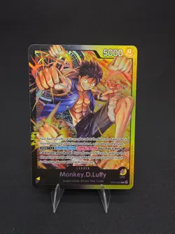 Monkey .D. Luffy The Three Brothers Foil Leader ST13-003 One Piece English - Image 1