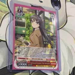 Weiss Schwarz Ephemeral Existence Mai Sakurajima Bunny Girl Senpai Alternate Art - Image 3