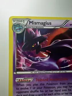 1x Mismagius 66/162 HOLO RARE XY BREAKthrough Pokemon TCG Card - Image 3