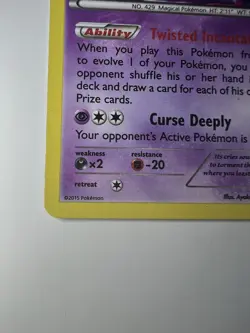 1x Mismagius 66/162 HOLO RARE XY BREAKthrough Pokemon TCG Card - Image 4