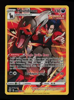 Houndoom TG10/TG30 Holo Brilliant Stars Trainer Gallery Pokemon Cards - Image 1