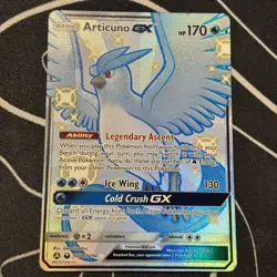 Articuno GX Pokemon Card TCG SV54/SV94 Hidden Fates: Shiny Vault Holo - Image 1
