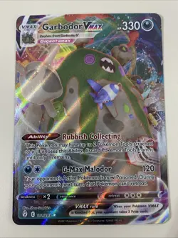 Pokemon - Garbodor VMAX - 101/203 - Evolving Skies NM - Plus Free CArd - Image 1
