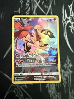 Pokemon Torkoal TCG Sm-Cosmic Eclipse Card 237/236 Secret Rare Holo 2019 - Image 1