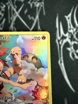 Pokemon Torkoal TCG Sm-Cosmic Eclipse Card 237/236 Secret Rare Holo 2019 - Image 3