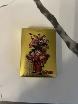 55 Piece Dragon Ball Z Gold Foil Card Set. Factory Sealed. - Image 1