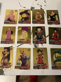 55 Piece Dragon Ball Z Gold Foil Card Set. Factory Sealed. - Image 3