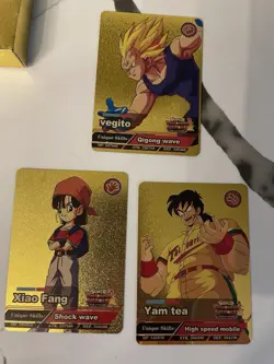 55 Piece Dragon Ball Z Gold Foil Card Set. Factory Sealed. - Image 4