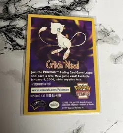 Pokemon the Movie Catch Mew Promo Card - Image 1