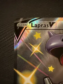 Lapras v SV110/SV122 Shining Fates Full Art Holo Pokemon Card - Image 2