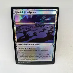 Glacial Floodplain 257 Land Kaldheim Magic: The Gathering Foil Lightly Played - Image 1