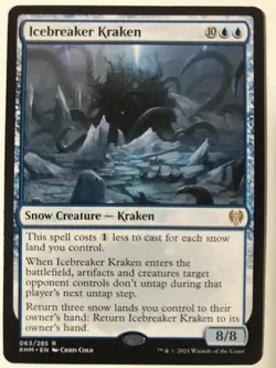 ICEBREAKER KRAKEN Kaldheim MTG Magic the Gathering NM - Image 1