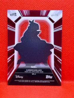 Topps Disney Neon - Ariel - Illuminated Neon Lights Acetate #NPL-3 - Image 4