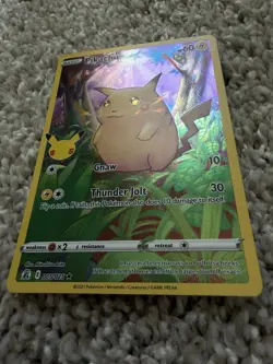 POKEMON CELEBRATIONS PIKACHU #005/025 HOLO RARE STAR FULL ART NM SHIPS TODAY! - Image 3