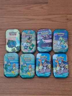 Pokemon Mini Tins Empty Lot Of 8 - Image 1