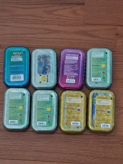 Pokemon Mini Tins Empty Lot Of 8 - Image 2