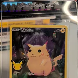PIKACHU 005/025 HOLO R CELEBRATIONS POKEMON NEAR MINT PIKACHU - Image 2