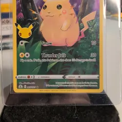 PIKACHU 005/025 HOLO R CELEBRATIONS POKEMON NEAR MINT PIKACHU - Image 3