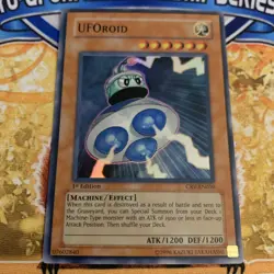 Yugioh UFORoid CRV-EN010 1st Edition NM - Image 1