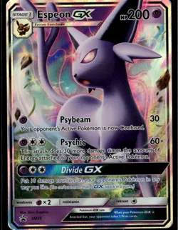 Espeon GX Promo SM Promos SM35 Psychic Holo Pokemon Card - Image 1