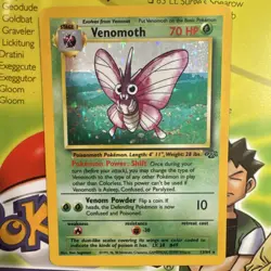 Wizards of the Coast Venomoth Jungle Holo Rare Unl ENG 1999 70HP 13/64 - Image 1