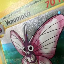 Wizards of the Coast Venomoth Jungle Holo Rare Unl ENG 1999 70HP 13/64 - Image 3