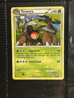 ERROR Bleed Holo Torterra Exclusive Deck Cracked Ice Holo Holo Pokemon LP - Image 1