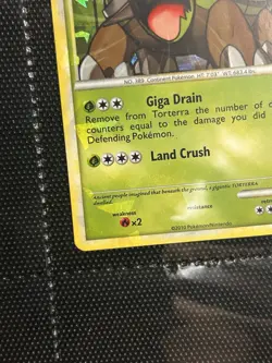 ERROR Bleed Holo Torterra Exclusive Deck Cracked Ice Holo Holo Pokemon LP - Image 3