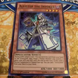 Yugioh Aleister the Invoker - FUEN-EN026 1st Edition NM - Image 1