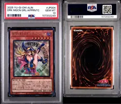 PSA 10 Yu-Gi-Oh! Yugioh Magician's Apprentice Dark Magician Girl Japanese F/S - Image 3