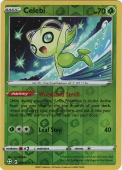 Pokemon - Celebi - 003/072 - Rare - Reverse Holo - Shining Fates - NM - Image 1