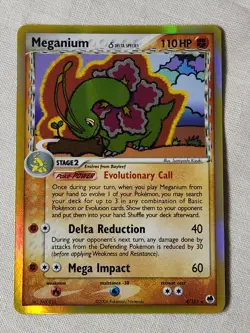 NM Meganium - Holo #4 Dragon Frontiers Pokemon TCG - Image 1