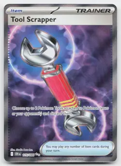 Tool Scrapper 115/086 Ultra Rare ME04: Chaos Rising Pokemon Near Mint - Image 1
