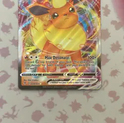 Flareon VMAX 18/203 Full Art Holo Pokemon TCG Evolving Skies NM - Image 3