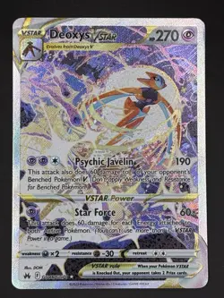 Deoxys VSTAR GG46/GG70 Holo Crown Zenith Galarian Gallery Pokemon - Image 3