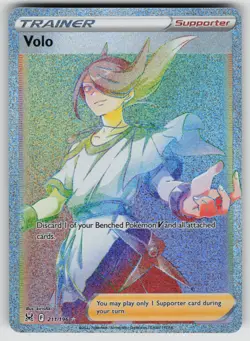Volo 211/196 Rainbow Rare Lost Origin Pokemon Near Mint - Image 1