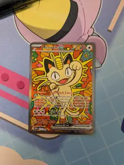 Pokemon TCG Perfect Order Meowth EX Special Illustration Rare SIR #121/088 - Image 1
