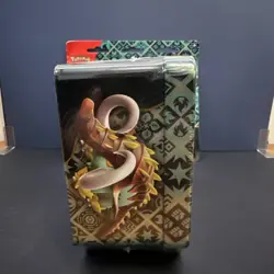 Pokemon TCG Paldean Fates Great Tusk EX Tin +Tech Sticker Fidough Factory Sealed - Image 4