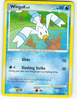 Wingull - 80/99 Arceus - Pokemon TCG - 2009 - Image 1