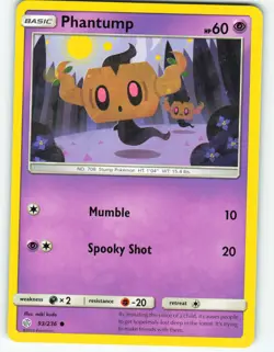 Phantump - 93/236 Cosmic Eclipse - Pokemon TCG - 2019 - Image 1