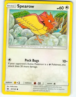 Spearow - 97/149 Sun & Moon - Pokemon TCG - 2017 - Image 1