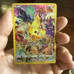 Pokemon TCG Pikachu 160/159 Crown Zenith Secret Rare Holo 70HP Wild Charge - Image 1