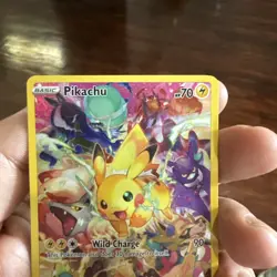 Pokemon TCG Pikachu 160/159 Crown Zenith Secret Rare Holo 70HP Wild Charge - Image 3